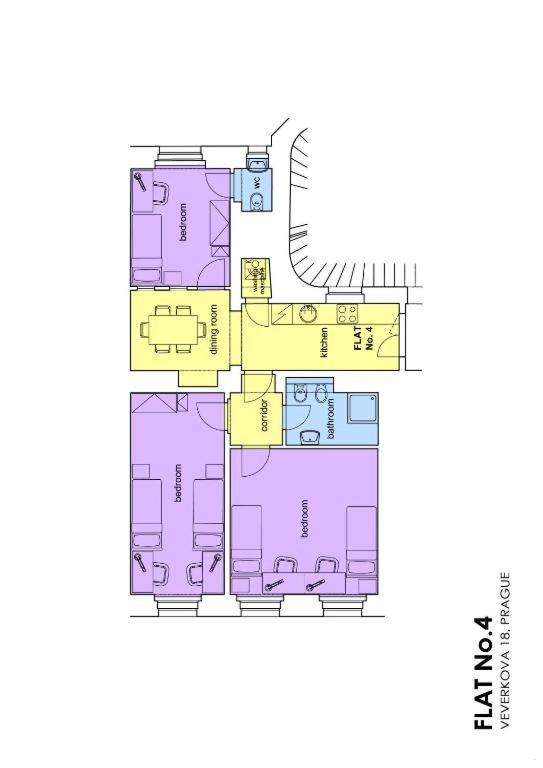 Letna Apartments Prague Luaran gambar